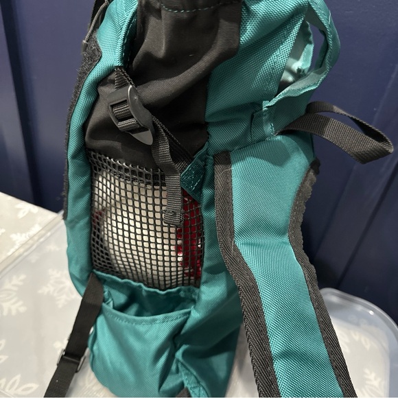 K9 Sport Sack Trainer Dog Backpack Carrier hike Teal for Small Dogs toy poodle - Picture 6 of 16